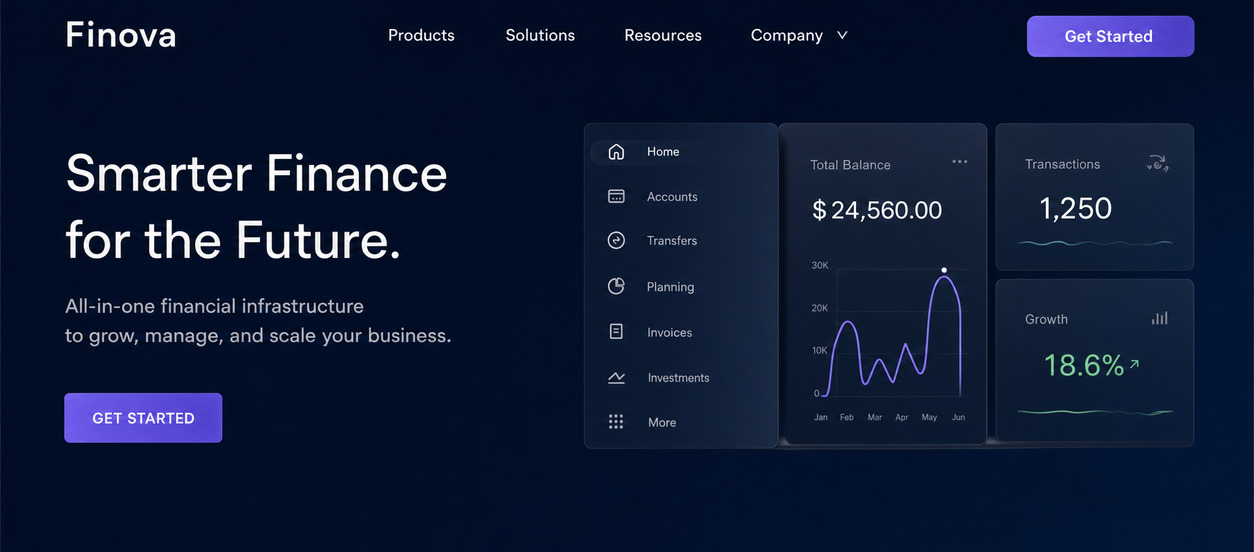 Finova financial platform